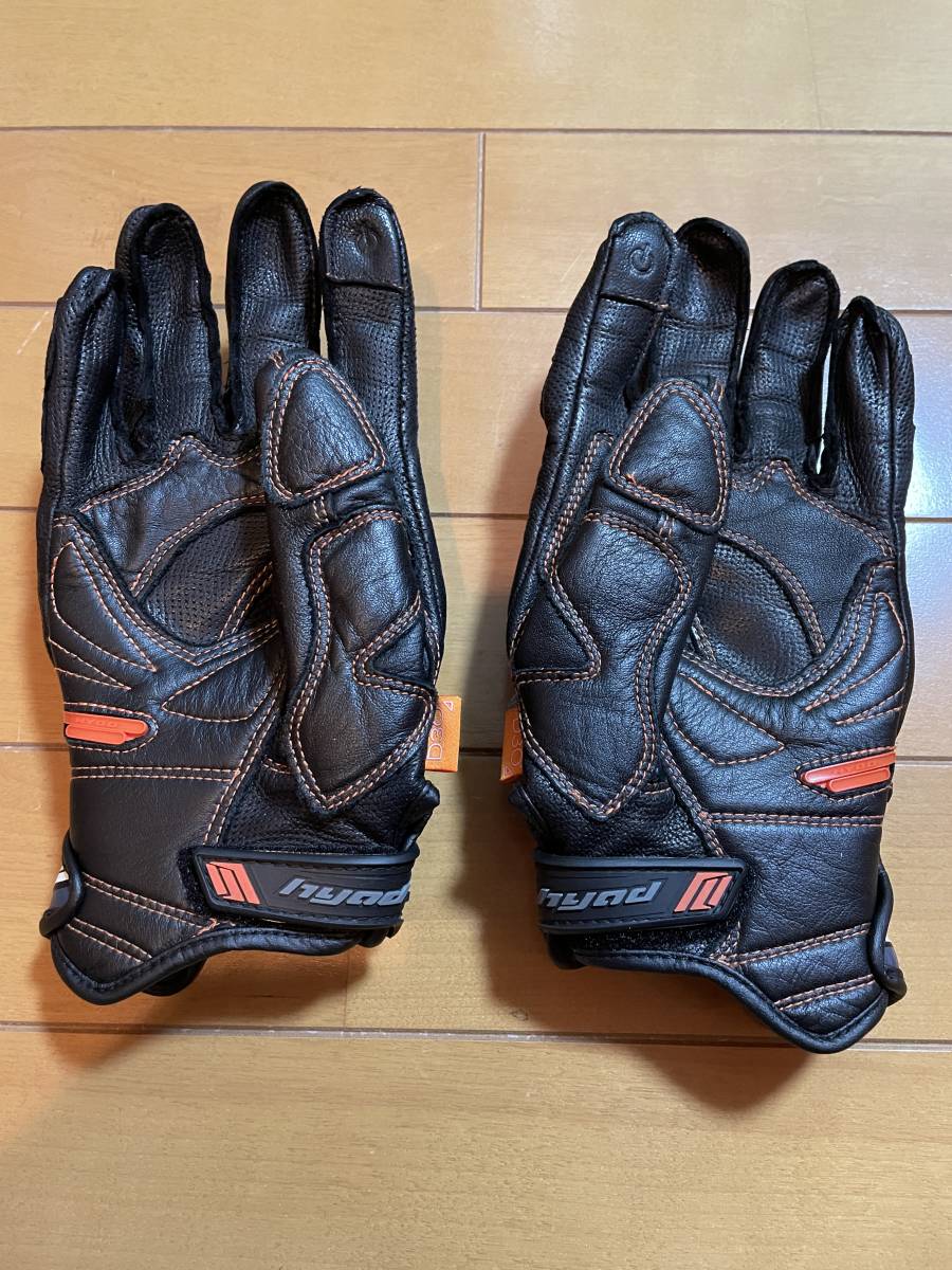 HYOD HSG308D 1096M ST-X CORE D30 レザーグローブM ブラック/オレンジ