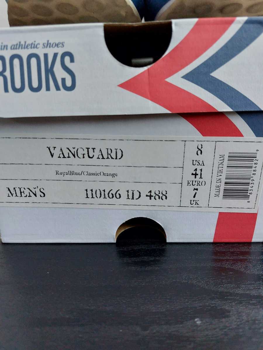 BROOKS VANGURD US8 ブルー オレンジ ブルックス ヘリテージ ヴァンガード クラシックスニーカー ランニング Brooks Vanguard | simple, uncomplicated shoe