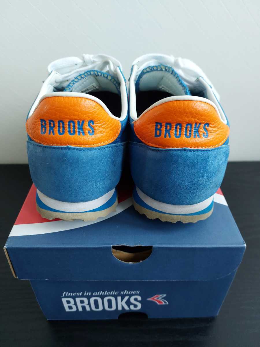 BROOKS VANGURD US8 ブルー オレンジ ブルックス ヘリテージ ヴァンガード クラシックスニーカー ランニング Brooks Vanguard | simple, uncomplicated shoe