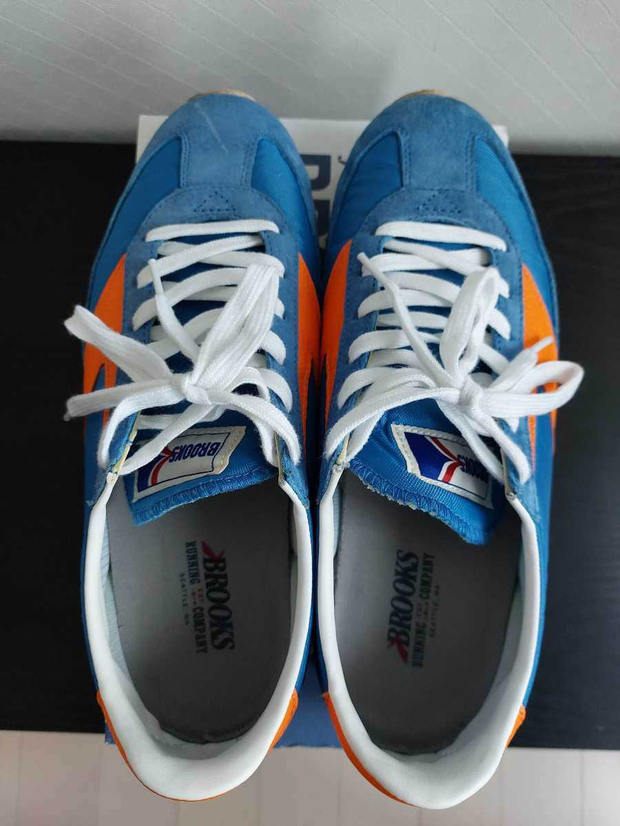 BROOKS VANGURD US8 ブルー オレンジ ブルックス ヘリテージ ヴァンガード クラシックスニーカー ランニング Brooks Vanguard | simple, uncomplicated shoe