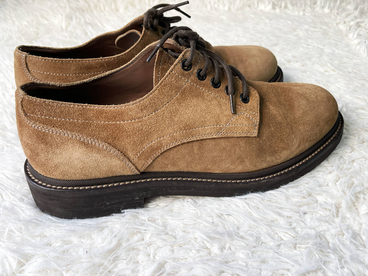 20ss Brunello Cucinelli スエード レザー ダービー レースアップ 