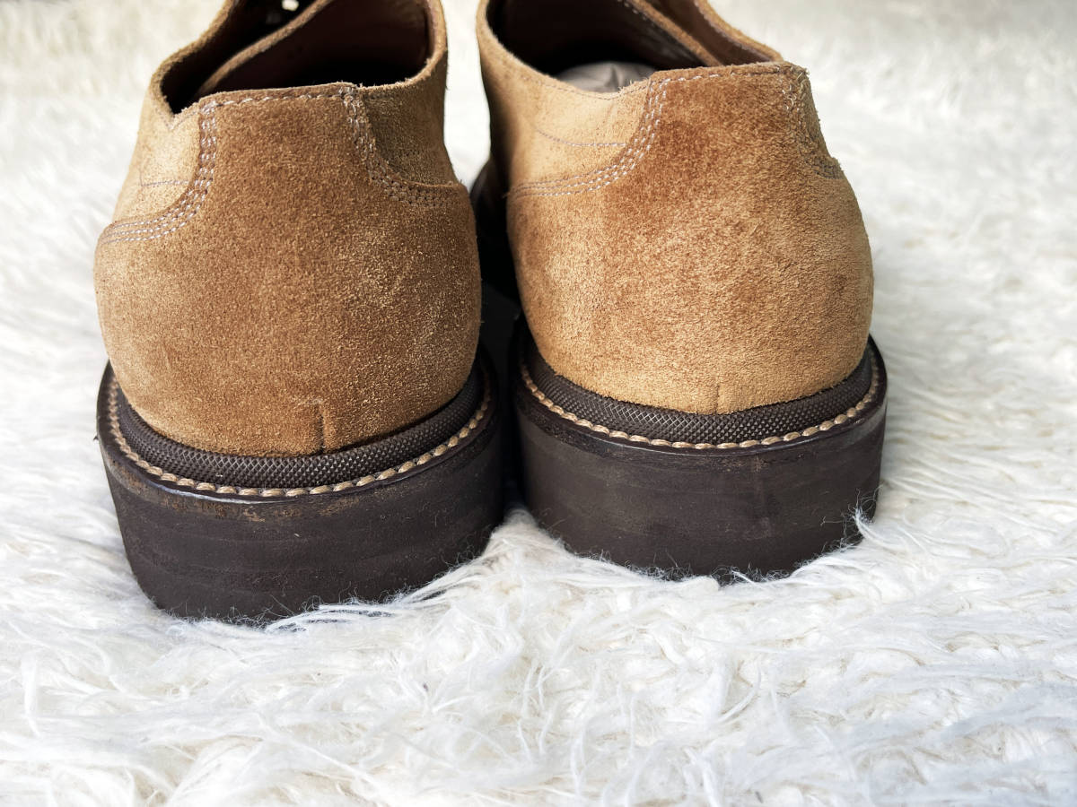 20ss Brunello Cucinelli スエード レザー ダービー レースアップ 