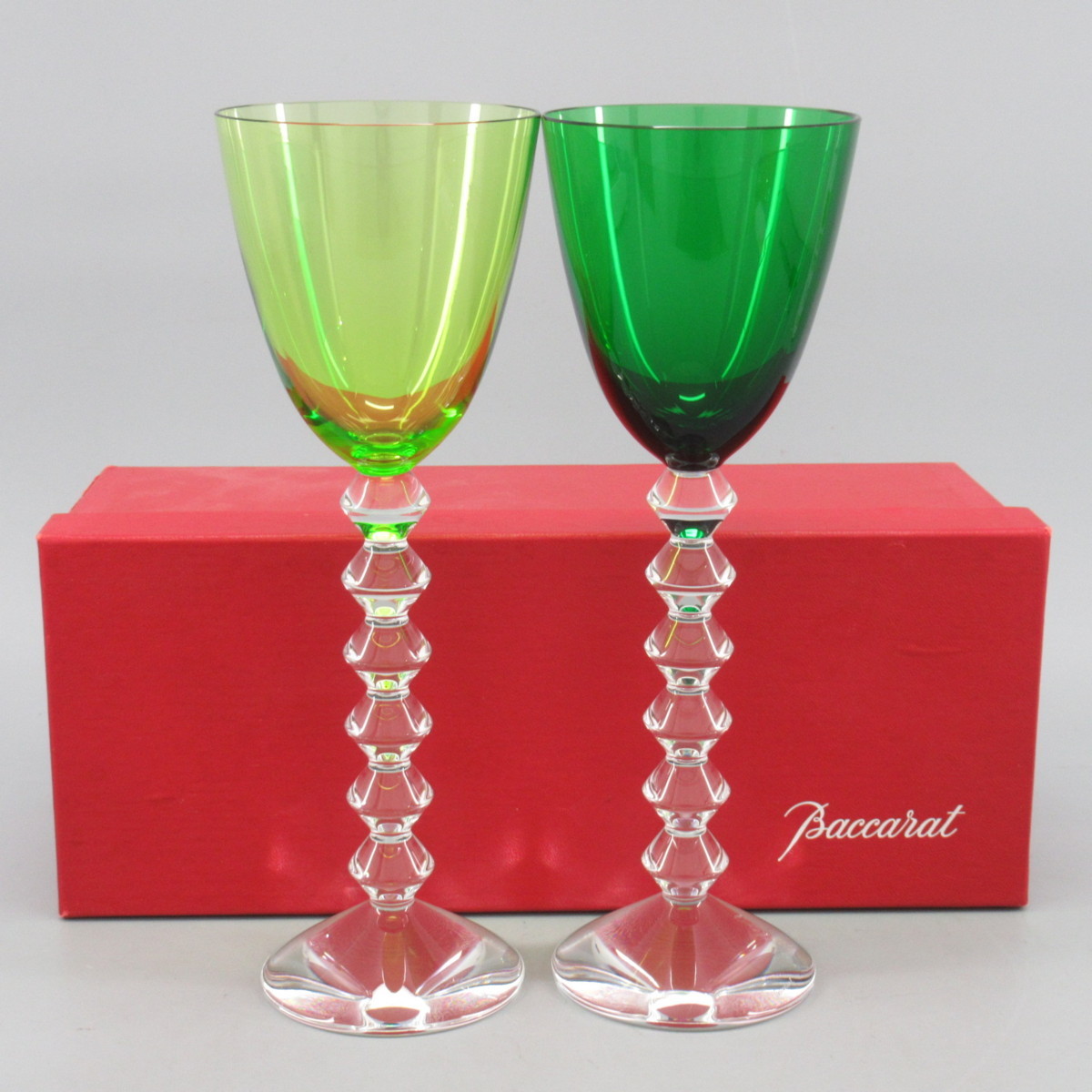 バカラ グラス ○ ベガ フォルテッシモ ワイン グラス トール グリーン 