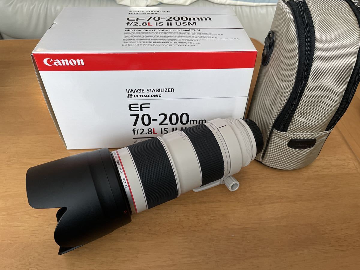 中古美品！ キヤノン Canon EF70-200mm F2.8L IS II USM 中古・美品 