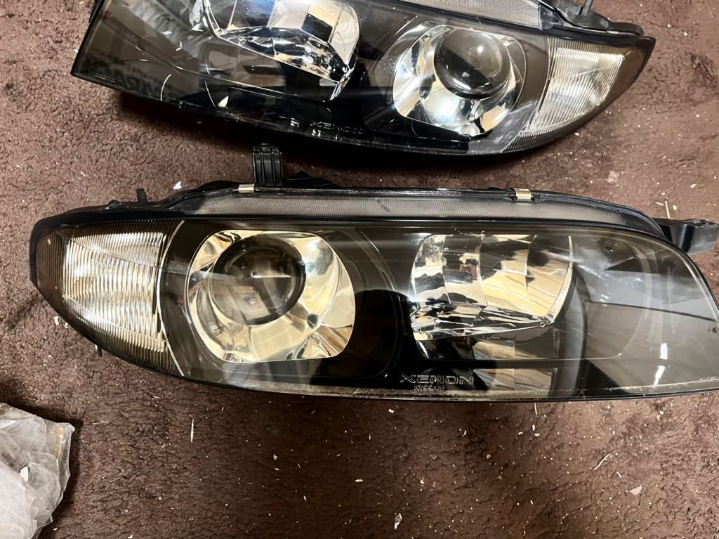 R33 ECR33 ヘッドライト左右セット