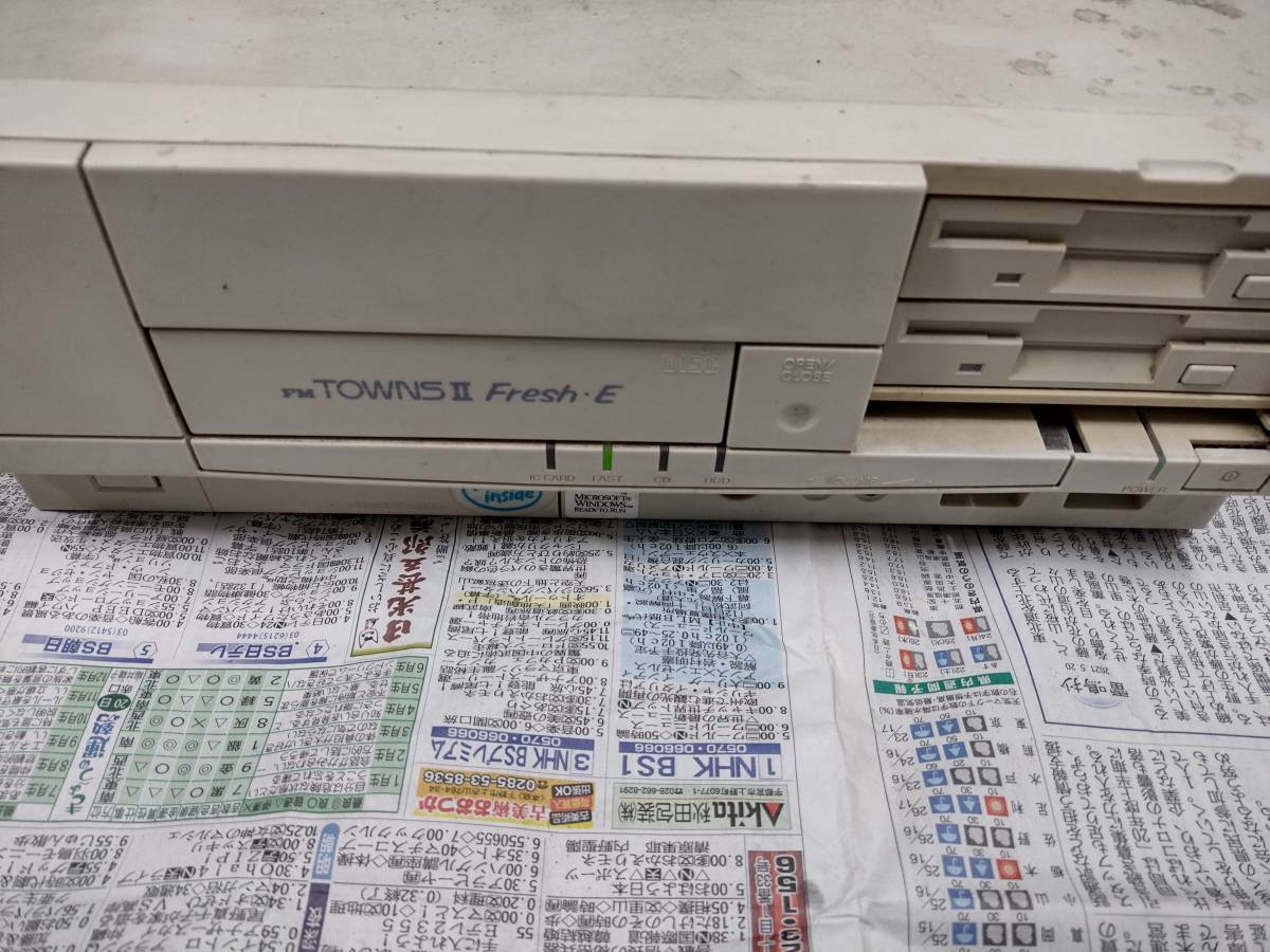 超激得，新作登場 富士通 FUJITSU FMTWFE FM TOWNSⅡ Fresh E TOWNSキーボード FMT-KB101A 汚れ等あり(FM TOWNS)｜売買されたオークション情報、yahooの商品情報をアーカイブ公開 - オークファン FM TOWNS