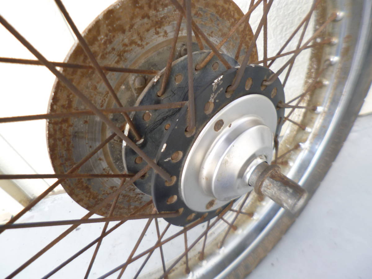 Z1 Z2 純正 フロント ホイール 6穴 タカサゴ 19-1.85 ハブ 750ss 500ss 