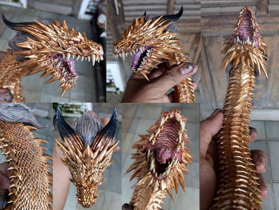 ダイモス　キングギドラ　ガレージキット　未組立　現状品 超巨大！！キングギドラ・ガレージ・ キット 未完成品☆ゴジラ