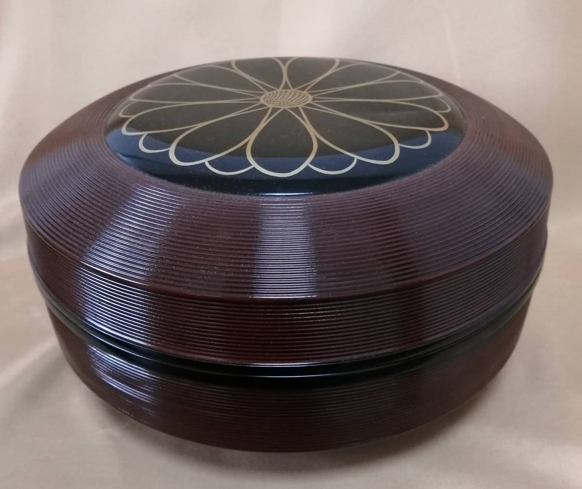 工芸品 佳香北浜宗貴 山水蒔絵中棗 共箱 栞 茶道具 本物保証 輪島北浜
