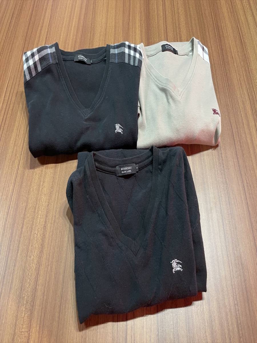 BURBERRY BLACK LABEL バーバリー 3枚セット中古品 BLACK BURBERRY