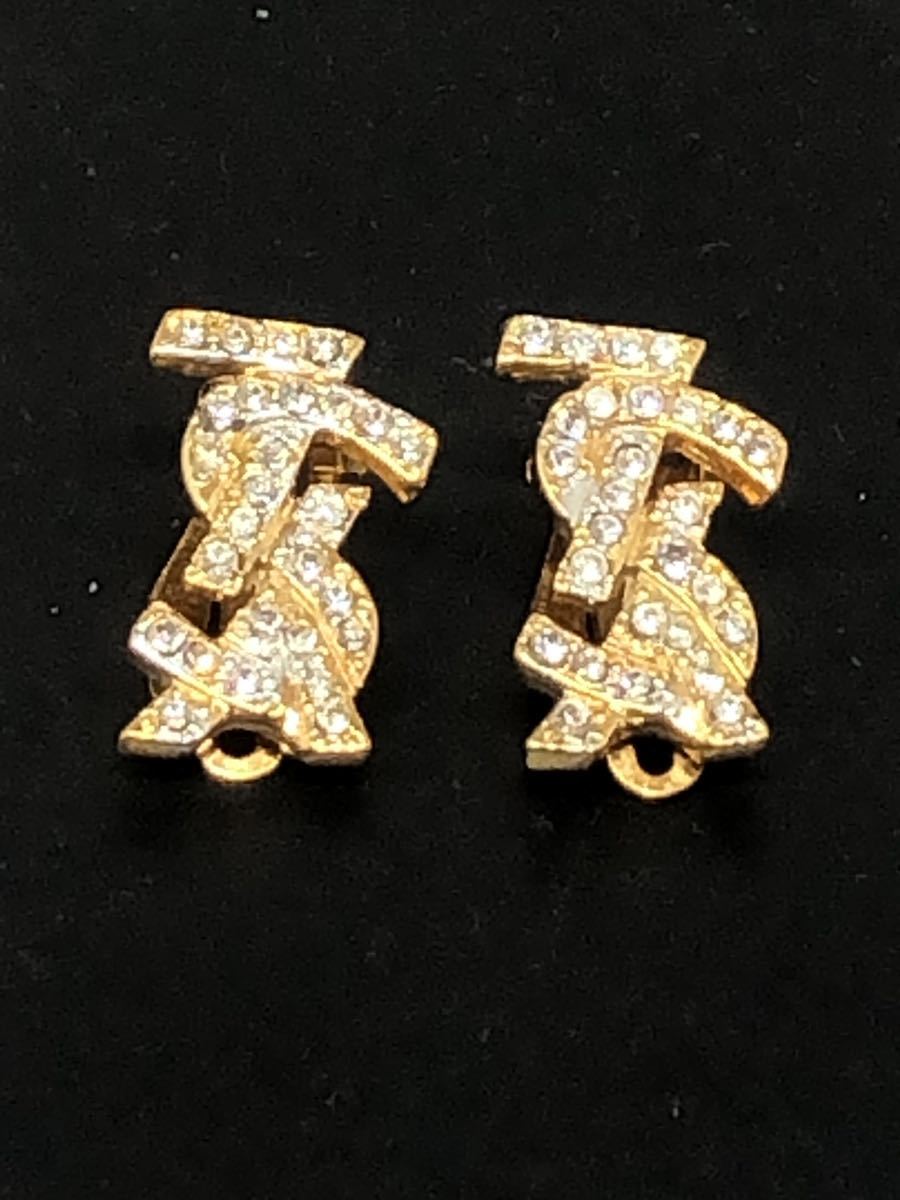 イヴサンローラン イヤリング Saint YSL Yves Laurent ゴールドカラー サンローラン ゴールド - ⑳ Ysl フェイクパール アクセサリー イヴ ルル