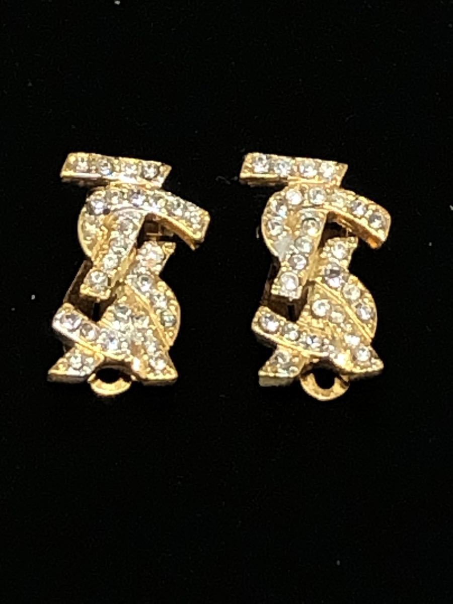 イヴサンローラン イヤリング Saint YSL Yves Laurent ゴールドカラー サンローラン ゴールド - ⑳ Ysl フェイクパール アクセサリー イヴ ルル