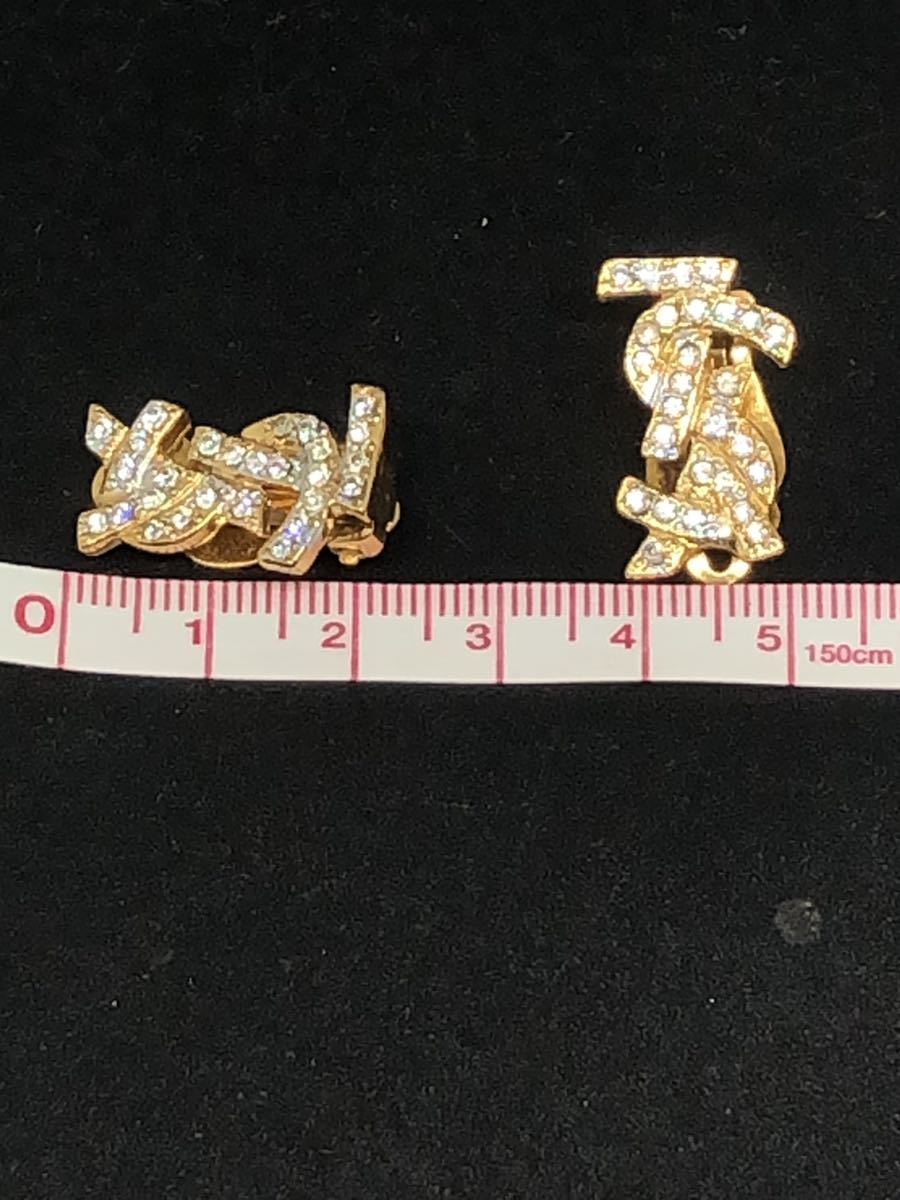 イヴサンローラン イヤリング Saint YSL Yves Laurent ゴールドカラー サンローラン ゴールド - ⑳ Ysl フェイクパール アクセサリー イヴ ルル