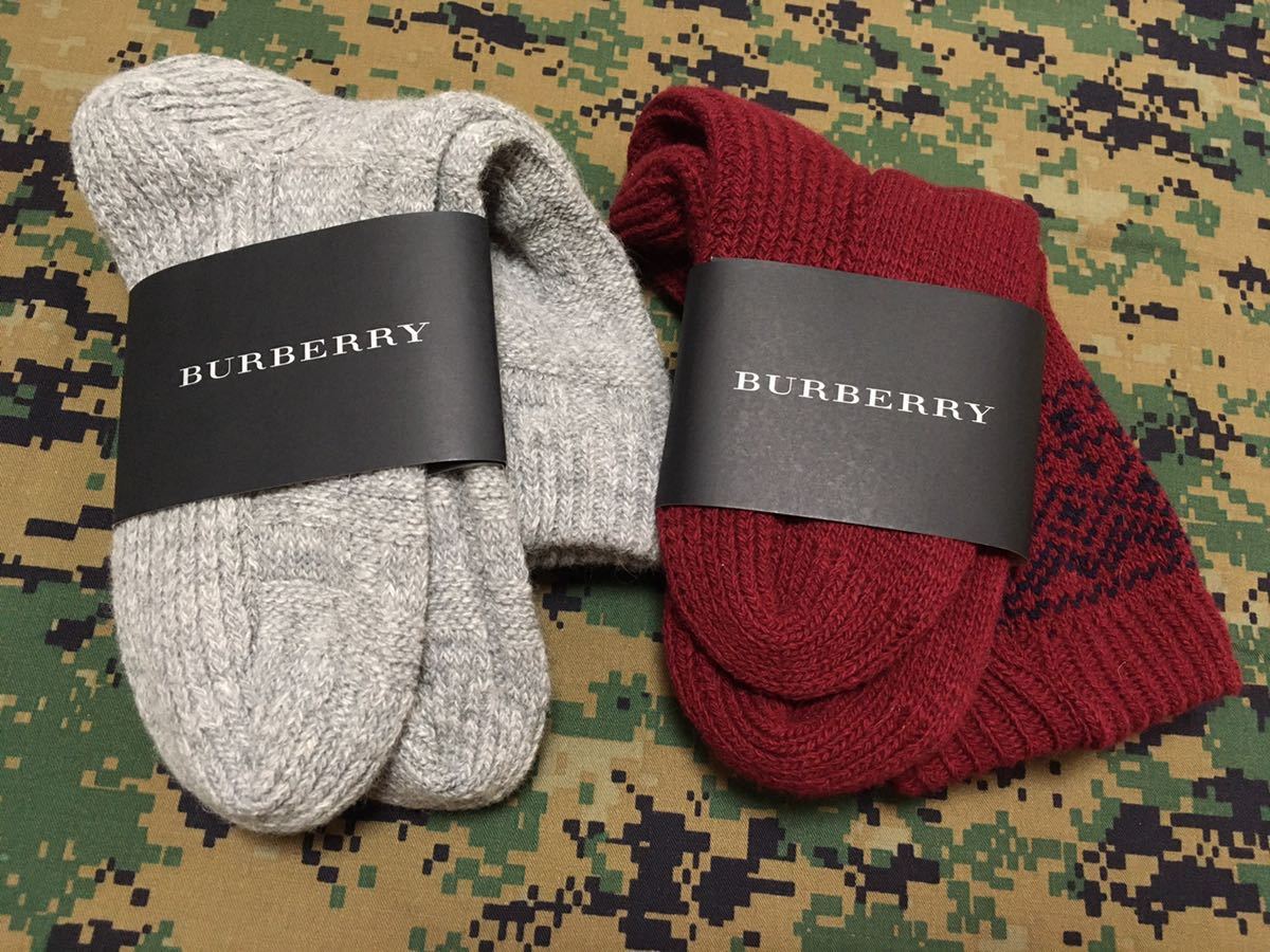 2足セット バーバリー Burberry 靴下メンズソックス 品 その他 売買されたオークション情報 Yahooの商品情報をアーカイブ公開 オークファン Aucfan Com