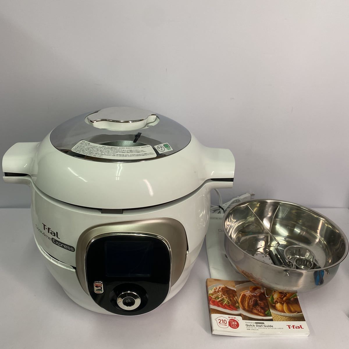 【正規品，新品】 ティファール T-fal クックフォーミー エクスプレス ホワイト CY8521JP 訳あり COOK 4ME EXPRESS 電気圧力鍋 マルチクッカー(圧力鍋)｜売買されたオークション情報、yahooの商品情報をアーカイブ公開 圧力鍋