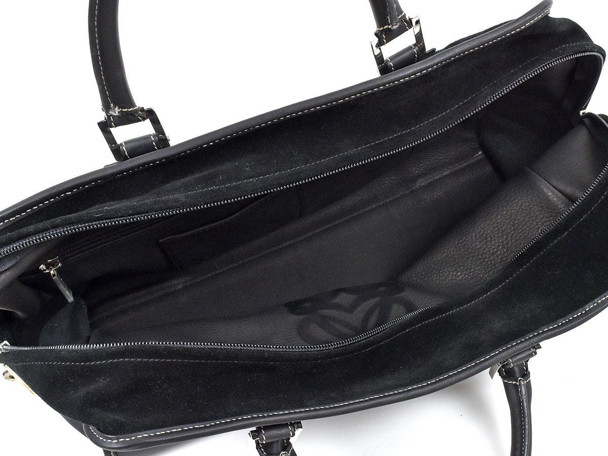 115508☆ LOEWE ロエベ アナグラム アマソナ36 ハンドバッグ ミニ 