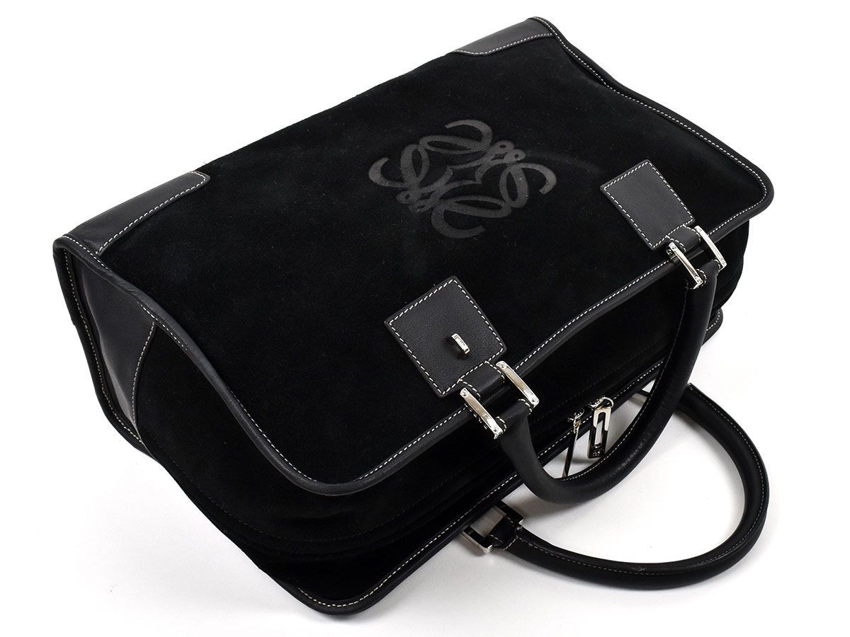 115508☆ LOEWE ロエベ アナグラム アマソナ36 ハンドバッグ ミニ 