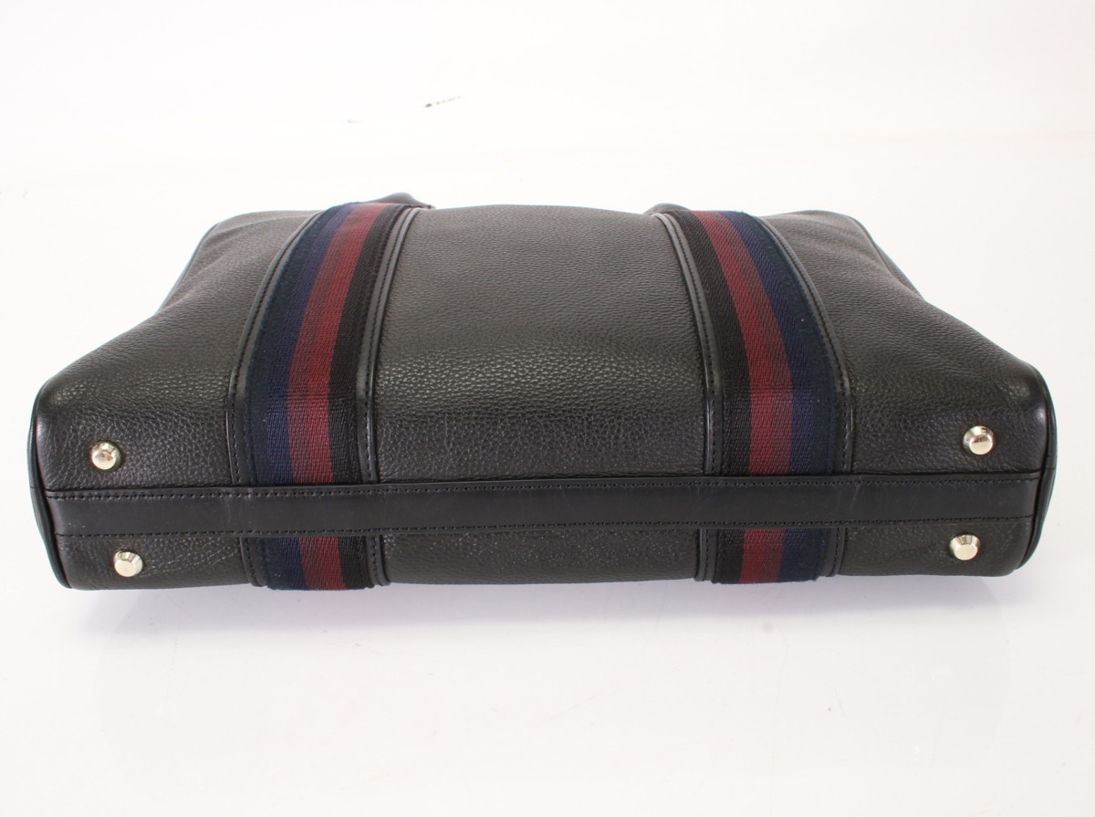 ■1円■新品同様■ポールスミス■ストライプ■メンズ■書類鞄■レザー■ビジネス バッグ■ブリーフケース■トート■通勤■紳士■MTM12-Y7