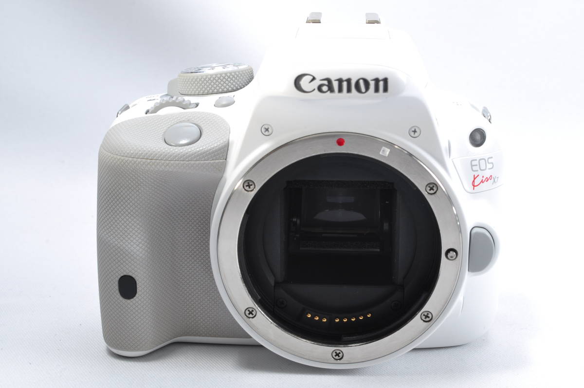 ☆極上美品☆Canon キャノン EOS Kiss X7 ホワイト レンズキット☆SD