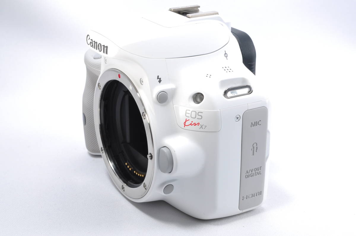 ☆極上美品☆Canon キャノン EOS Kiss X7 ホワイト レンズキット☆SD