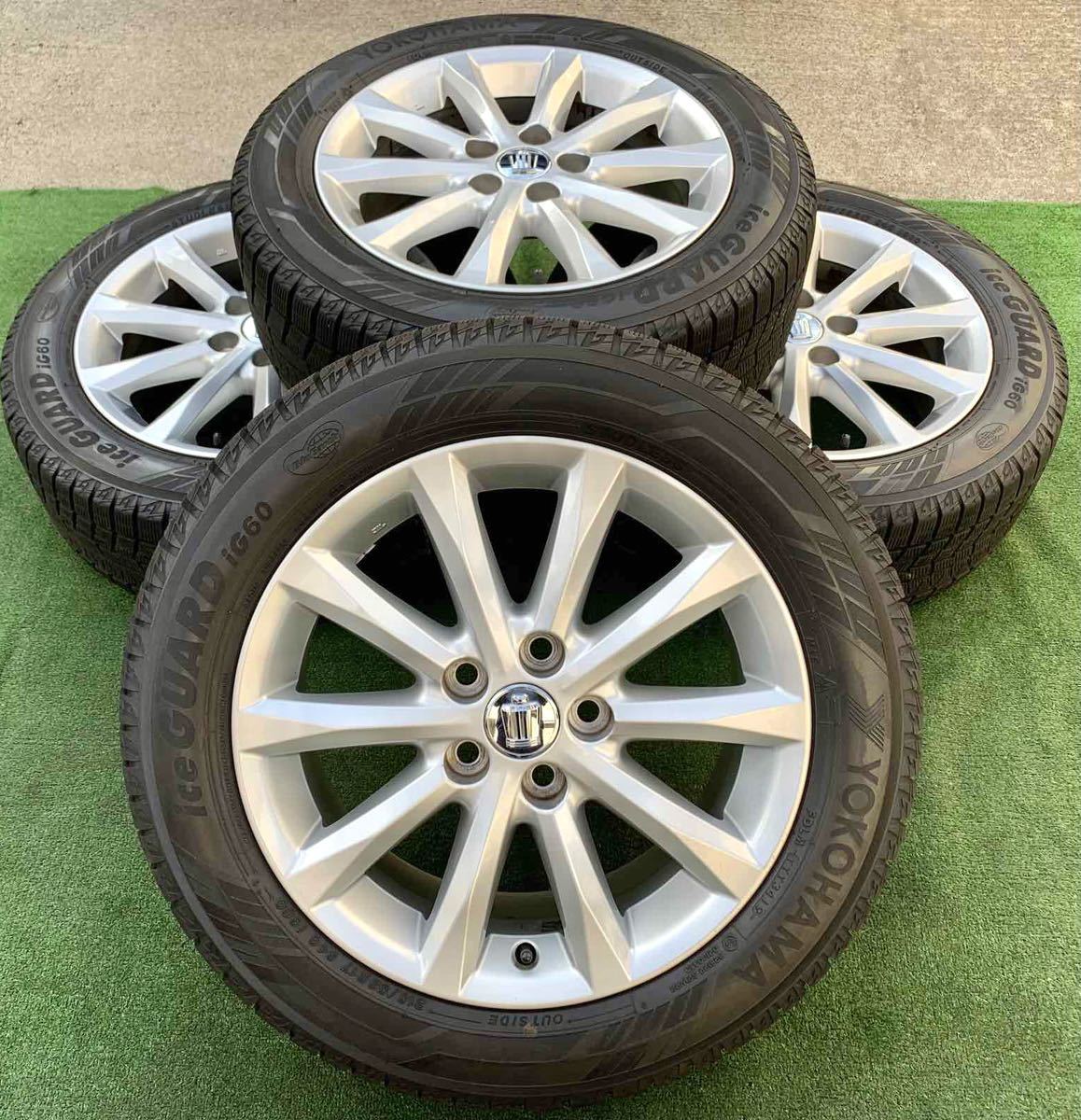 トヨタ クラウン純正 17インチ アルミホイール＆YOKOHAMA 2019年製 215