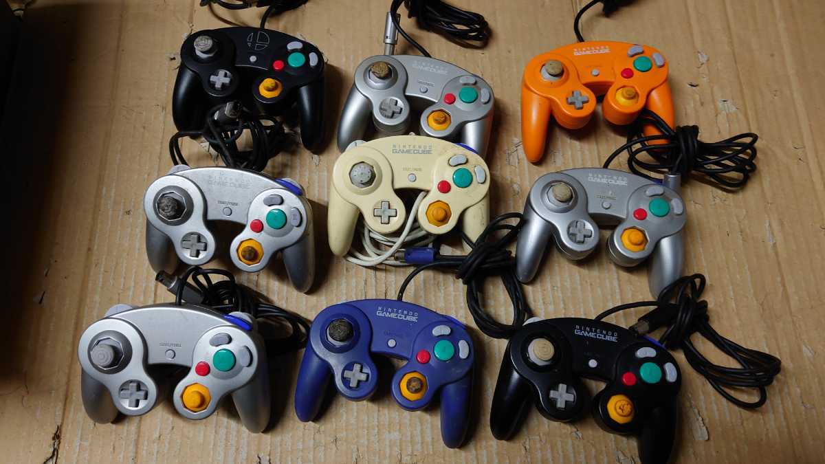 ゲームキューブ◇純正コントローラ 10個＆他社製 4個◇動作未確認