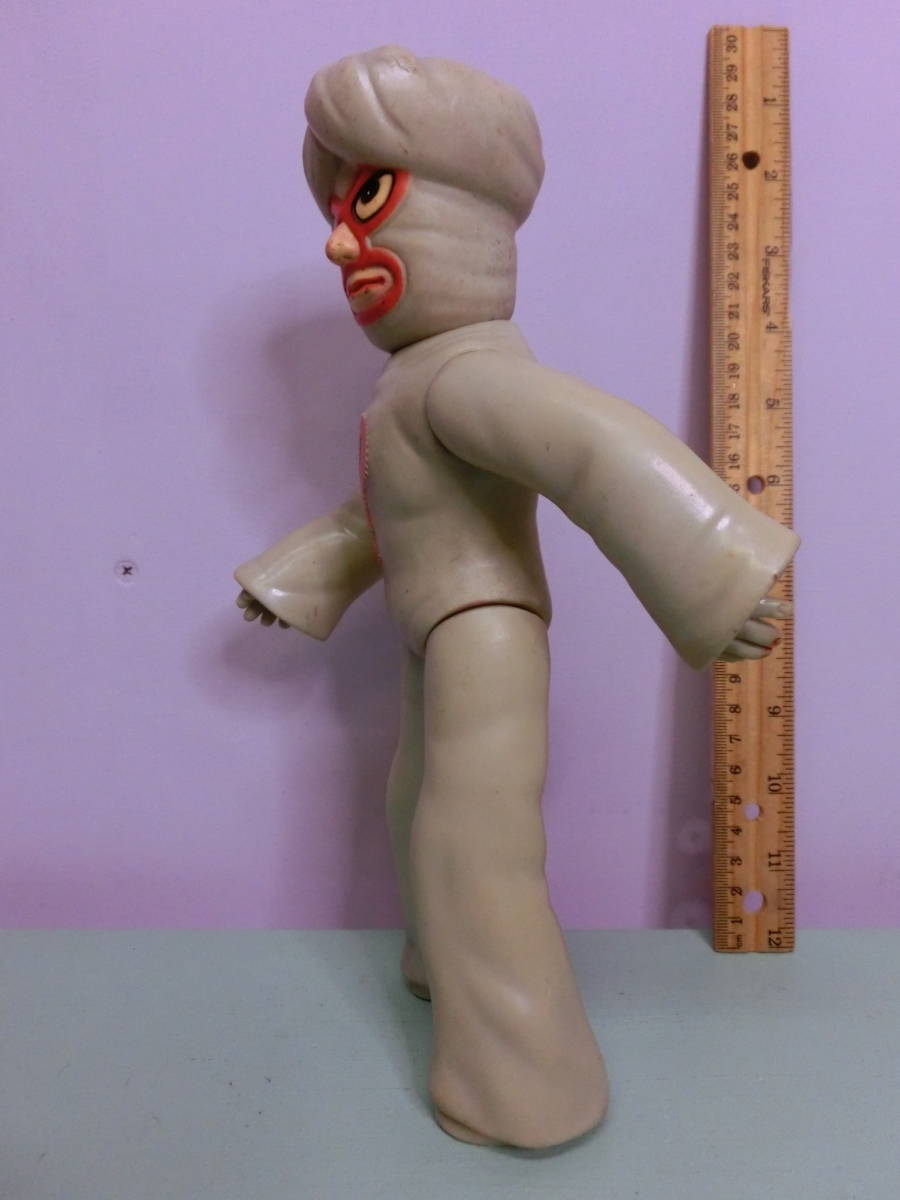 中嶋製作所 タイガーマスク ミスタークエスチョン ソフビ 当時物 袋入