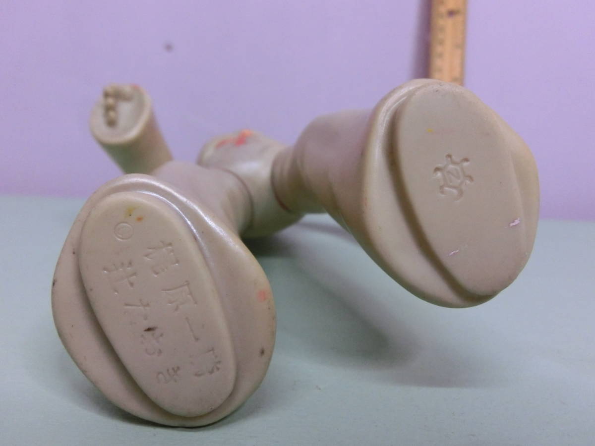 中嶋製作所 タイガーマスク ミスタークエスチョン ソフビ 当時物 袋入