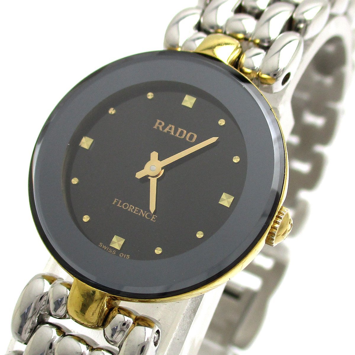 フローレンス ラドー RADO ゴールド文字盤 153.3650.2 クォーツ 腕時計 