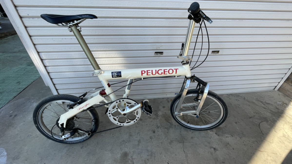 【赤字超特価，新作登場】 PEUGEOT 折りたたみ自転車 PACIFIC ミニベロ パシフィック(小径車（折り畳み、分割機構なし）)｜売買されたオークション情報、yahooの商品情報をアーカイブ公開 - オークファン 小径車（折り畳み、分割機構なし）