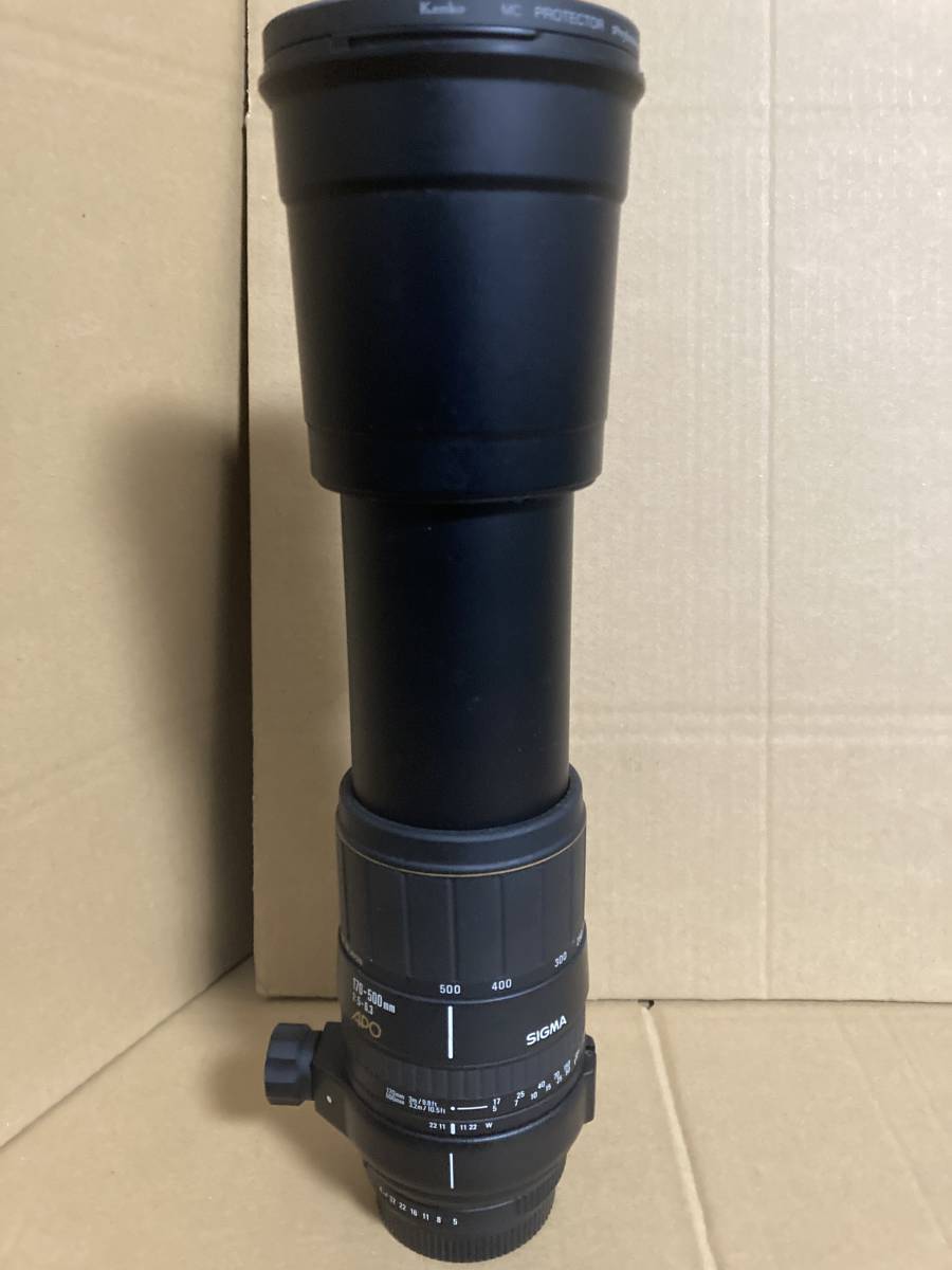 SIGMA APO 170-500mm F5-6.3 ペンタックスのKマウント カメラレンズ