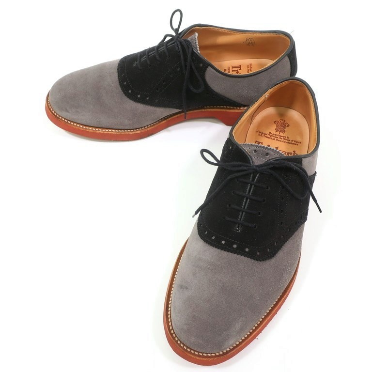 トリッカーズ Trickers スエード コンビ レザー サドルシューズ M7261 