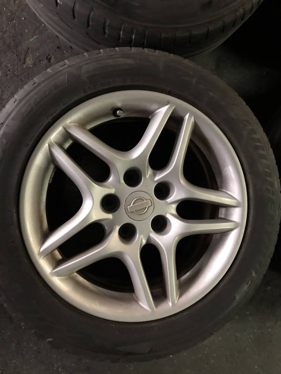 スカイライン R34 純正アルミホイール 7J +40 114.3 5穴 ER34 HR34