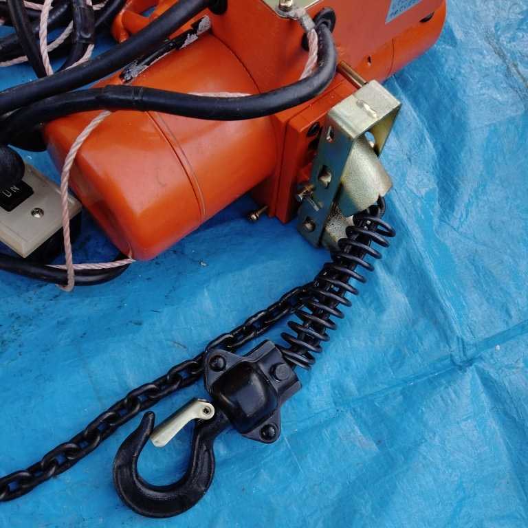 二葉製作所】ミニパワー 200kg SPEED 電動チェーンブロック 電動 