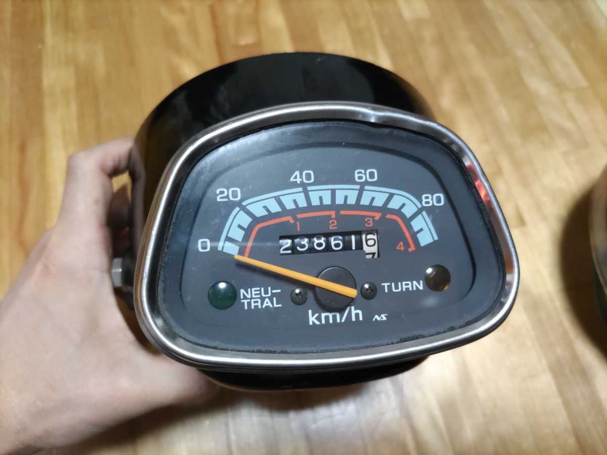 CD90スピードメーター ヘッドライト スーパーカブテレスコ化等に