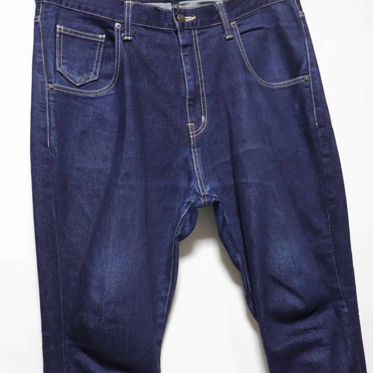 人気商品【glamb】裾リブ/サルエル デニム パンツ/グラム/3(パンツ