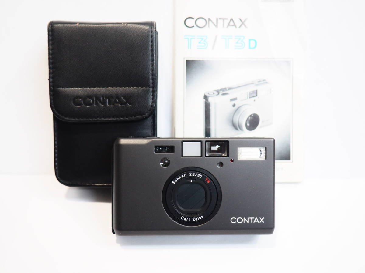 コンタックス CONTAX T3 black (美品) CONTAX T3 チタンブラック