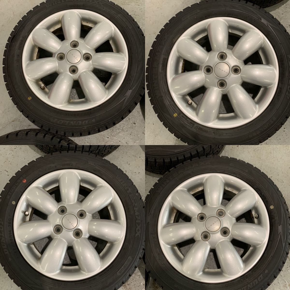 車 ラパン 純正14インチ ホイールセット‼️バリ山‼️