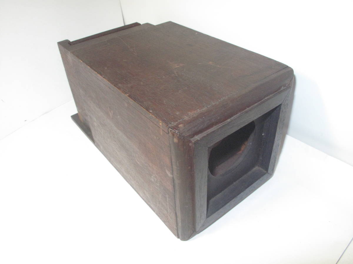 木製 暗函 BOXカメラ (メーカー、年代不明) □希少□10639 木製暗函BOX