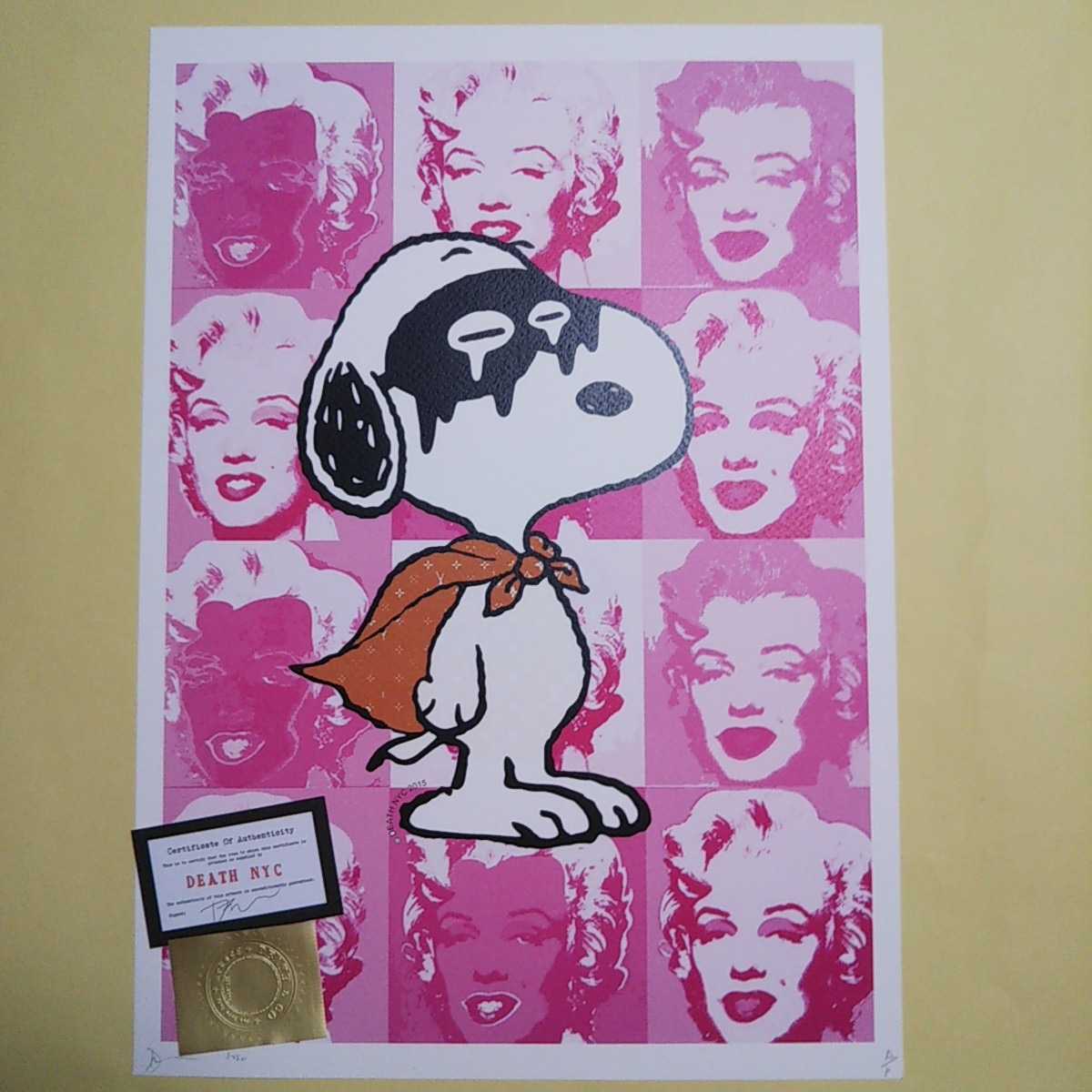 美術品・アンティーク・コレクション 【DEATH NYC】 SNOOPY×ice cream