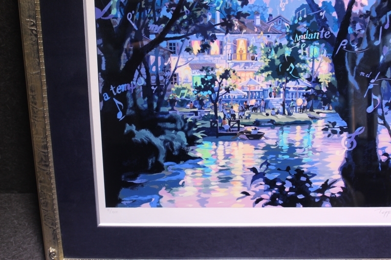 笹倉鉄平 - 絵画買取・販売 真作 ヴァイオリンの森に シルクスクリーン