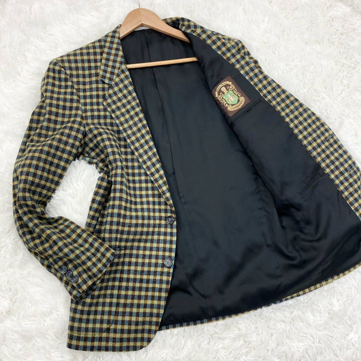 【お得，格安】 B18 Paul Smith LONDON クラシカルな雰囲気 Dripsey Woollen ツイード ウール100% テーラード アンコンジャケット L チェック 秋冬(Lサイズ)｜売買されたオークション情報、yahooの商品情報をアーカイブ公 Lサイズ