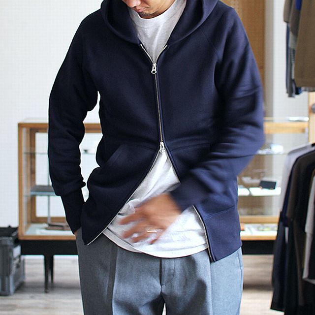 限定SALE，お得 定価23 760円 smoothday スムースデイ 小野メリヤス メンズ ディオラマ スウェットパーカー 4 NAVY(Mサイズ)｜売買されたオークション情報、yahooの商品情報をアーカイブ公開 - オークファン Mサイズ