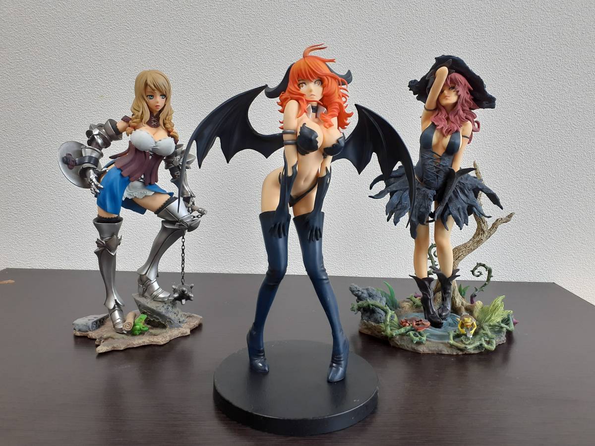  広瀬総士 美少女フィギュア ３体 屈曲角の悪魔:ディアボルス インクリナタス 鉄姫 デュラム シェリフ 荊のジークリット(コミック、アニメ)｜売買されたオークション情報、yahooの商品情報を その他