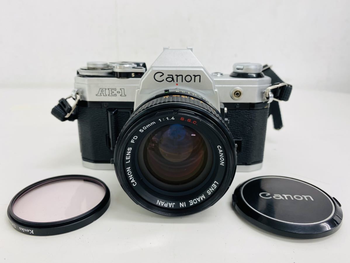 ♪ Canon AE-1 lens FD S.S.C 50mm 1:1.4 レンズ 一眼レフカメラ