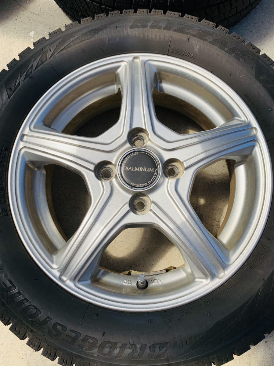 中古】【4本セット】【送料着払】ブリザック VRX2 165/65R14 79Q + 