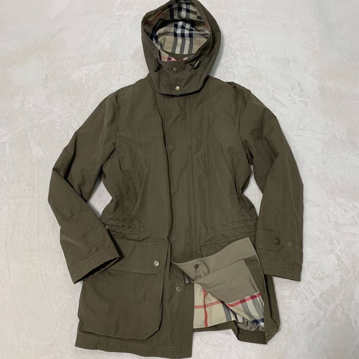 希少・Lサイズ】美品 バーバリーロンドン ライナー付 ミリタリー 希少・Lサイズ】美品 バーバリーロンドン ライナー付 ミリタリー
