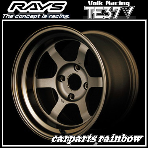 【限定SALE，お買い得】 RAYS/レイズ VOLKRACING ボルクレーシング TE37V 17&times;9.0J/9J 4/114.3 -10 ブロンズ BＲ アルマイト(社外品)｜売買されたオークション情報、yahooの商品情報をアーカイブ公開 - オークファン 4穴