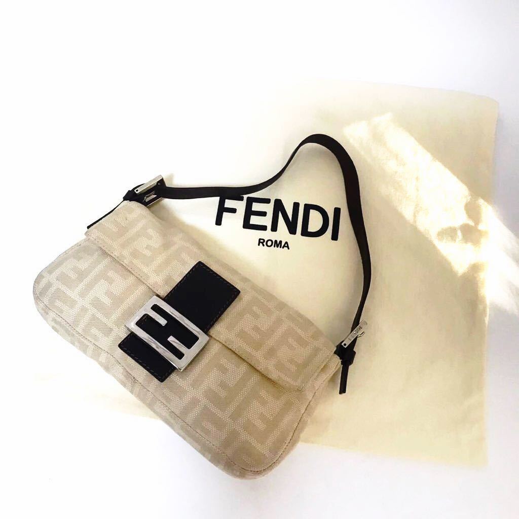  １円スタート FENDI フェンディ マンマバケット ズッカ ワンショルダーバッグ キャンバス FF 金具(ショルダーバッグ)｜売買されたオークション情報、yahooの商品情報をアーカイブ公開 - オーク かばん、バッグ