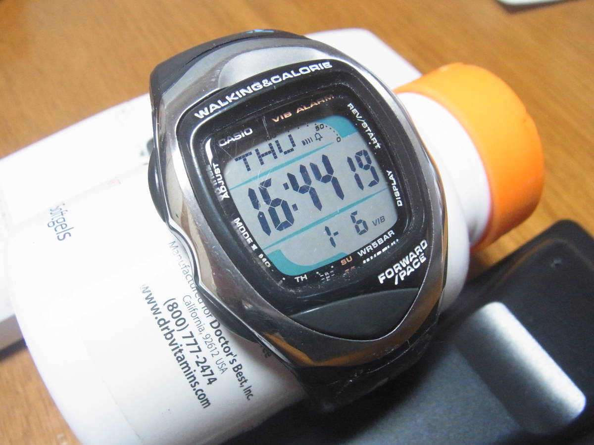 PHYS スポーツギア STR-400J CASIO WALKING&CALORIE デジタル